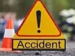 Inspector Anil Kumar incharge of Kharkhoda police station said that the identity of the vehicle that struck the Eco van was not yet known. (HT File)
