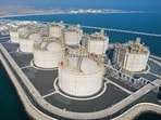 This undated handout photograph shows a view of an oil facility in Kuwait City. Oil has long been the bedrock for the tiny Gulf state's economy, where more than 90 percent of government revenue and nearly all export earnings rely on reliable crude sales. The country is also home to roughly six percent of total oil reserves globally. (Photo by Kuwait Petroleum Corporation (KPC) / AFP)