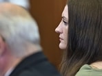 Lindsay Clancy looks on as the jury has indicated they are unable to reach a verdict Sept. 4.(Greg Derr/Pool The Patriot Ledge)