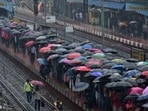 Several trains, including Darjeeling Mail and New Jalpaiguri Vande Bharat, were cancelled after fresh subsidence hit Farakka. (ANI/Representative photo)