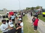 The protest ended after the August 12 action.