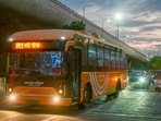 Though UPSRTC operates the public transport facility in coordination with Noida, Greater Noida, and Yamuna authorities in Gautam Budh Nagar, the corporation officials said that they have a limited role in the district. (Sunil Ghosh/HT Photo)