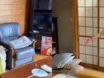 A glimpse inside a Japanese home.