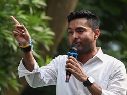 অভিষেক বন্দ্যোপাধ্যায়। (ফাইল ছবি, সৌজন্য সমীর জানা/হিন্দুস্তান টাইমস)