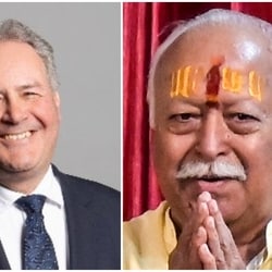 Conservative British MP Bob Blackman said he was pleased to hear RSS chief Mohan Bhagwat’s views on the organisation’s future. 