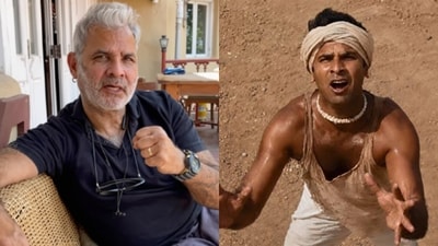 Amin Hajee played the role of Bagha in Lagaan. Amin Hajee played the role of Bagha in Lagaan.