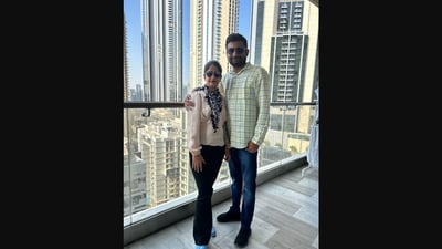Founder-couple Komal Kokate and Himanshu Chaturvedi, who co-founded two ventures together. (LinkedIn/Komal Kokate) Founder-couple Komal Kokate and Himanshu Chaturvedi, who co-founded two ventures together. (LinkedIn/Komal Kokate)