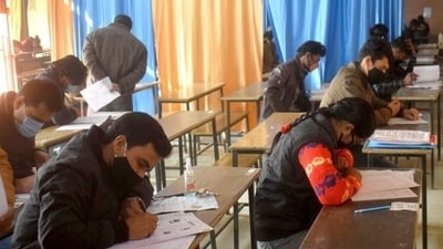 The CID investigation found that Gangwar allegedly had access to questions before the examination and later interfered with candidates’ OMR sheets. (HT_PRINT) The CID investigation found that Gangwar allegedly had access to questions before the examination and later interfered with candidates’ OMR sheets. (HT_PRINT)