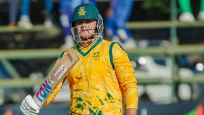 Lhuan-dre Pretorius scores 101 as South Africa beat Namibia. (X Image) Lhuan-dre Pretorius scores 101 as South Africa beat Namibia. (X Image)