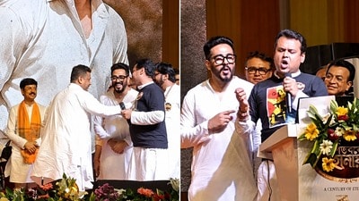 শুক্রবার উত্তম কুমারের ১০০তম জন্মবার্ষিকীতে লাইমলাইট কাড়লেন কৌস্তভ-রাজ। শুক্রবার উত্তম কুমারের ১০০তম জন্মবার্ষিকীতে লাইমলাইট কাড়লেন কৌস্তভ-রাজ।
