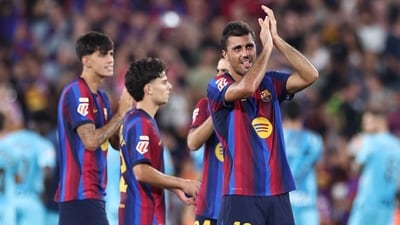Robert Lewandowski backs Barcelona’s Rodri signing. (AFP) Robert Lewandowski backs Barcelona’s Rodri signing. (AFP)