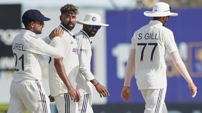 Mohammed Siraj and Devdutt Padikkal (not in the pic) recently played in the Sri Lanka Test series. (AP Photo/Eranga Jayawardena) Mohammed Siraj and Devdutt Padikkal (not in the pic) recently played in the Sri Lanka Test series. (AP Photo/Eranga Jayawardena)