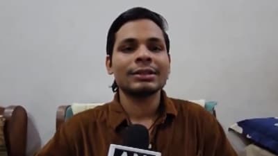 Hindutva influencer Swatantra Bhardwaj claims he acted in self-defence. (ANI screengrab) Hindutva influencer Swatantra Bhardwaj claims he acted in self-defence. (ANI screengrab)