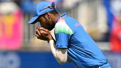 Washington Sundar suffered a hamstring injury during the third ODI against England. (AFP) Washington Sundar suffered a hamstring injury during the third ODI against England. (AFP)