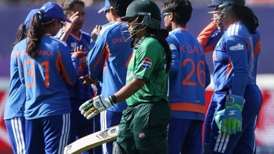 India vs Pakistan at the T20 World Cup earlier this year. (AFP) India vs Pakistan at the T20 World Cup earlier this year. (AFP)