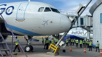 Airport authorities confirmed that all passengers and crew members on board IndiGo flight 6E 225 escaped without any injuries. (sourced by HT)