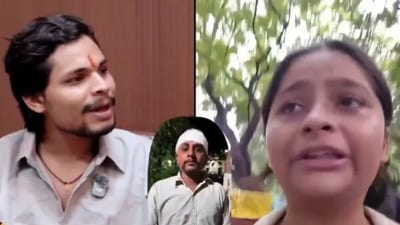 The controversy broke out after a podcast clip went viral, in which Swatantra Bhardwaj could be heard claiming to have attacked CJP activist Nishu Aazad’s father. (Grab from video by X/@BhimArmyChief ) The controversy broke out after a podcast clip went viral, in which Swatantra Bhardwaj could be heard claiming to have attacked CJP activist Nishu Aazad’s father. (Grab from video by X/@BhimArmyChief )
