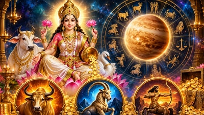 శుక్రుడి అనుగ్రహంతో ఈ 3 రాశులకు 64 రోజుల పాటు ధనలాభం.. కెరీర్లో దూసుకుపోతారు! (AI) శుక్రుడి అనుగ్రహంతో ఈ 3 రాశులకు 64 రోజుల పాటు ధనలాభం.. కెరీర్లో దూసుకుపోతారు! (AI)