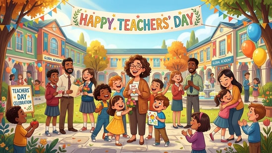 Happy Teachers' Day 2026: On September 5, celebrate the special occasion with your beloved gurus. (Google Gemini)