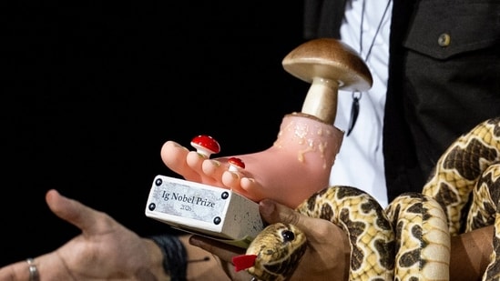 Ig Nobel Prize was ceremony held in the Zurich Convention Center in Zurich, Switzerland, on Thursday, Sept 3, 2026. (AP)