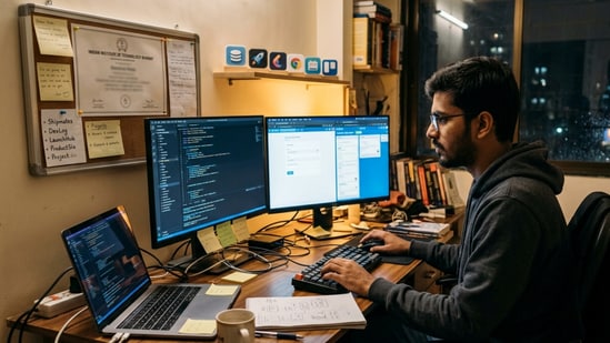 IIT Bombay grad builds six products in a month. (Representational image generated using AI)