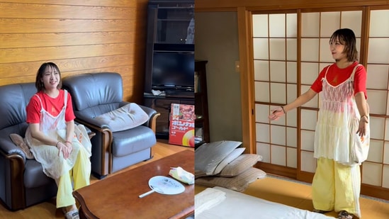 A glimpse inside a Japanese home.
