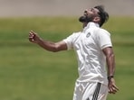 Bengaluru: East Zone's Mohammed Shami celebrates after taking the wicket of Central Zone's Harsh Dubey on day three of the Duleep Trophy Semi-final 1 cricket match between Central Zone and East Zone, at BCCI Centre of Excellence (CoE) grounds, in Bengaluru, Karnataka, Tuesday, Sept. 1, 2026. (PTI Photo/Shailendra Bhojak)(PTI09_01_2026_000170A) (PTI)