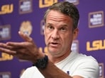 Lane Kiffin has three children, Landry, Presley and Knox, while his LSU move has brought fresh attention to his family.. (Hilary Scheinuk/The Advocate via AP, File)