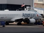 An American Airlines flight is seen in this representational image. An unruly passenger aboard an American Airlines flight had to be duct taped to the seat.
