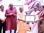 Uttar Pradesh chief minister Yogi Adityanath at a Teachers’ Day event in Gorakhpur on Saturday. (ANI PHOTO) Uttar Pradesh chief minister Yogi Adityanath at a Teachers’ Day event in Gorakhpur on Saturday. (ANI PHOTO)