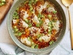 Satisfy your rainy day cravings with this tasty spicy wonton soup. 