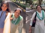 A Mumbai woman shared her mother’s emotional first day at college as she began a three-month packaging course.