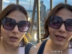 An Indian woman was left frustrated by the crowds after visiting New York’s iconic Brooklyn Bridge.