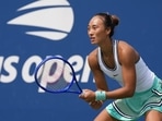 hina's Qinwen Zheng in action during her third round match against Madison Keys of the US at the US Open (Reuters)