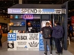 A booth at the 2026 Bitcoin Conference in Las Vegas, Nev., in April.