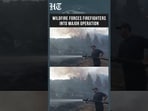 WATCH: Fast-Spreading Wildfire Rages Near Homes in Albania’s Levan