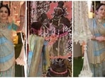 Nita Ambani wears a stunning bandhani saree. 