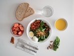 Giving greater emphasis to fibre and protein in a meal can help reduce glucose spikes, shares Dr Chopra. 