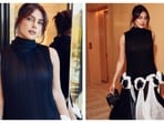 Priyanka Chopra celebrates young designer in a chic dress. 