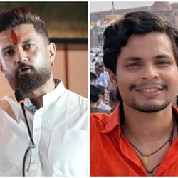 Union minister Chirag Paswan's party has sought action Hindutva influencer Swatantra Bhardwaj.