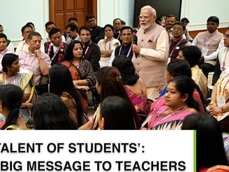 PM Modi links excessive screen time to the urgent need for sports and creativity