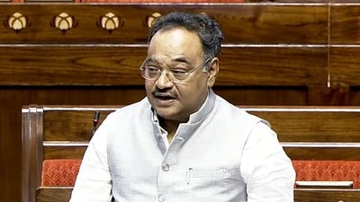 New Delhi, Aug 06 (ANI): BJP MP Samik Bhattacharya speaks in the Rajya Sabha during the Monsoon session of Parliament, in New Delhi on Thursday. (Sansad TV/ANI Video Grab) (Sansad TV) New Delhi, Aug 06 (ANI): BJP MP Samik Bhattacharya speaks in the Rajya Sabha during the Monsoon session of Parliament, in New Delhi on Thursday. (Sansad TV/ANI Video Grab) (Sansad TV)