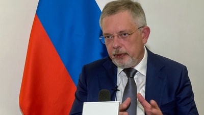 Russian ambassador to India Alipov had earlier said that India had in the past “shown that its able to stand its ground and defend its national interests.” (ANI Video Grab) Russian ambassador to India Alipov had earlier said that India had in the past “shown that its able to stand its ground and defend its national interests.” (ANI Video Grab)