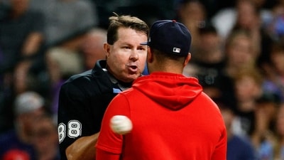 Oliver Marmol also criticized the umpire Doug Eddings after the game. (IMAGN IMAGES via Reuters Connect)