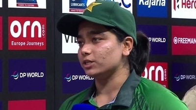 Fatima Sana, the captain of the Pakistan women's team. (X Images)