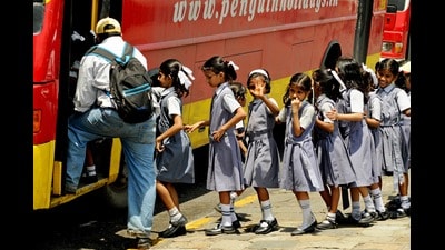 Keeping the well-being of schoolchildren in mind, scrutiny must include the vehicle, driver, attendant, route, CCTV where applicable, emergency mechanisms and complaint history. (Shutterstock) Keeping the well-being of schoolchildren in mind, scrutiny must include the vehicle, driver, attendant, route, CCTV where applicable, emergency mechanisms and complaint history. (Shutterstock)