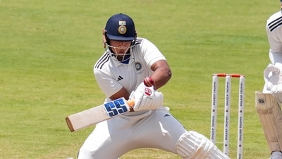 Vaibhav Sooryavanshi during the Duleep Trophy semifinal. (PTI) Vaibhav Sooryavanshi during the Duleep Trophy semifinal. (PTI)