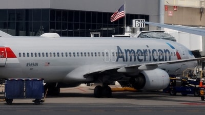 An American Airlines flight is seen in this representational image. An unruly passenger aboard an American Airlines flight had to be duct taped to the seat. (REUTERS)