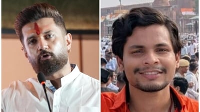 Union minister Chirag Paswan's party has sought action Hindutva influencer Swatantra Bhardwaj. Union minister Chirag Paswan's party has sought action Hindutva influencer Swatantra Bhardwaj.