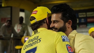 MS Dhoni and Suresh Raina. (CSK X) MS Dhoni and Suresh Raina. (CSK X)